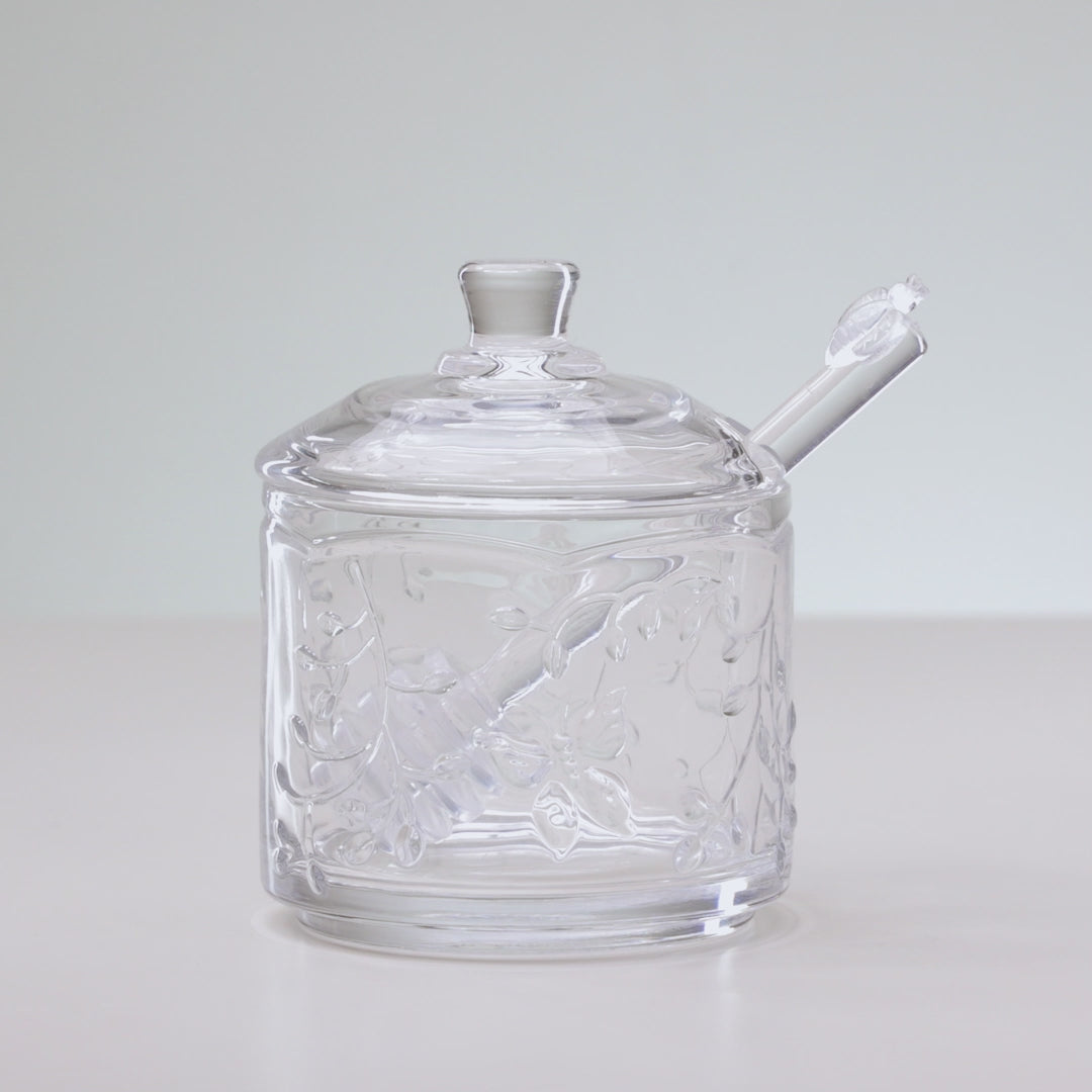 Meleira Petit com Pegador New Butterfly 8,5cm x 8,5cm x 10,5cm Cristal - Lyor