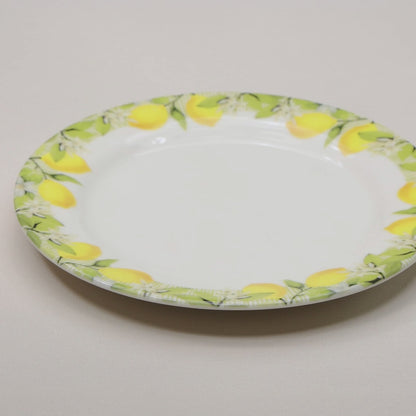 Prato para Sobremesa Siciliano 20cm Branco Cerâmica - Lyor