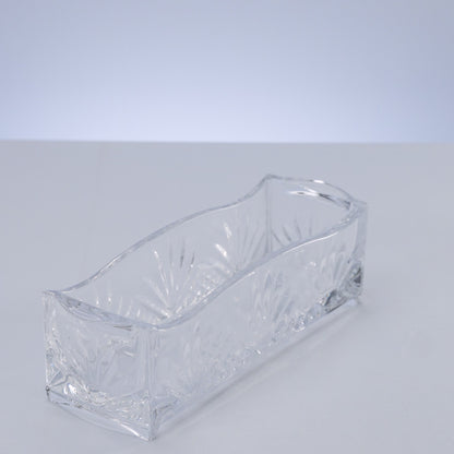 Porta Talher de Cristal Dublin 27cm x 8cm x 9cm - Lyor