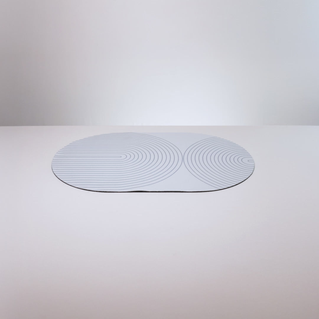 Tapete para Banheiro Contour One 58cm x 38cm Bege PVC - Lyor