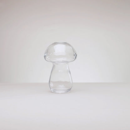 Vaso Cogumelo 17cm Vidro - Lyor