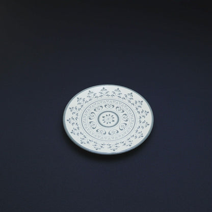 Prato para Sobremesa Porto 20cm Azul Cerâmica - Wolff
