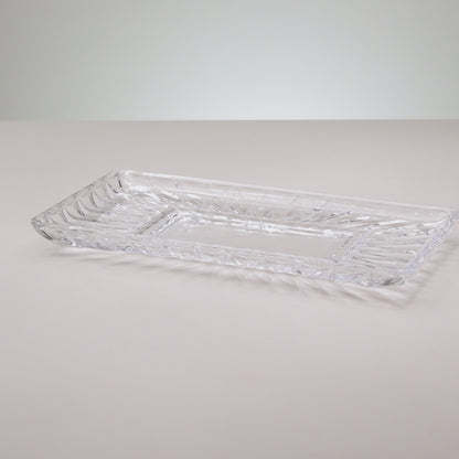 Travessa para Servir Diamond 30cm x 16,5cm x 3cm Cristal - Lyor