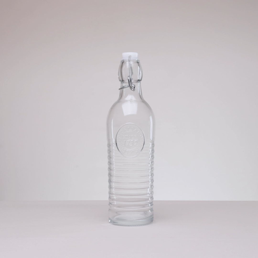 Garrafa com Tampa Hermética 500ml Vidro - Lyor