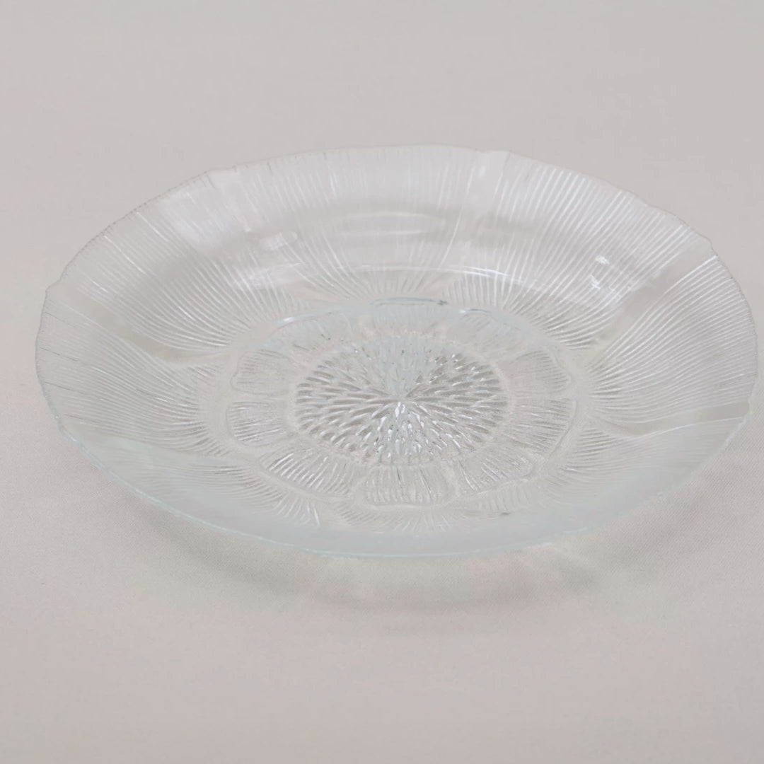 Prato para sobremesa Lunar 15cm x 2cm Vidro - Lyor