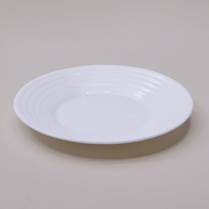 Prato Sobremesa Mirage 18cm Branco Opalino - Lyor