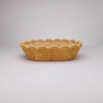 Cesta Terraço  25cm x 18cm x 8cm Rattan - Lyor