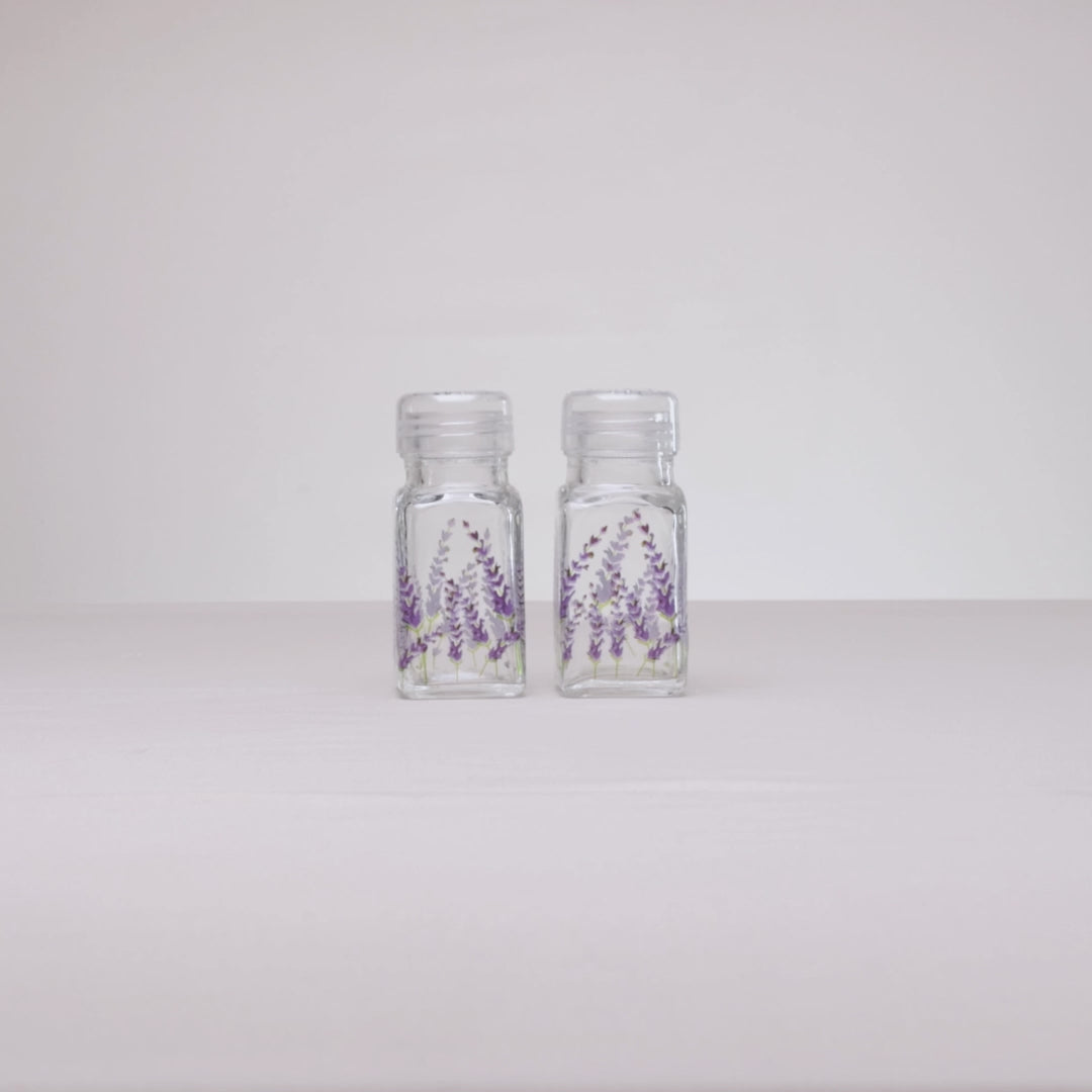 Conjunto 2 Porta Temperos Provence 70ml Vidro - Lyor