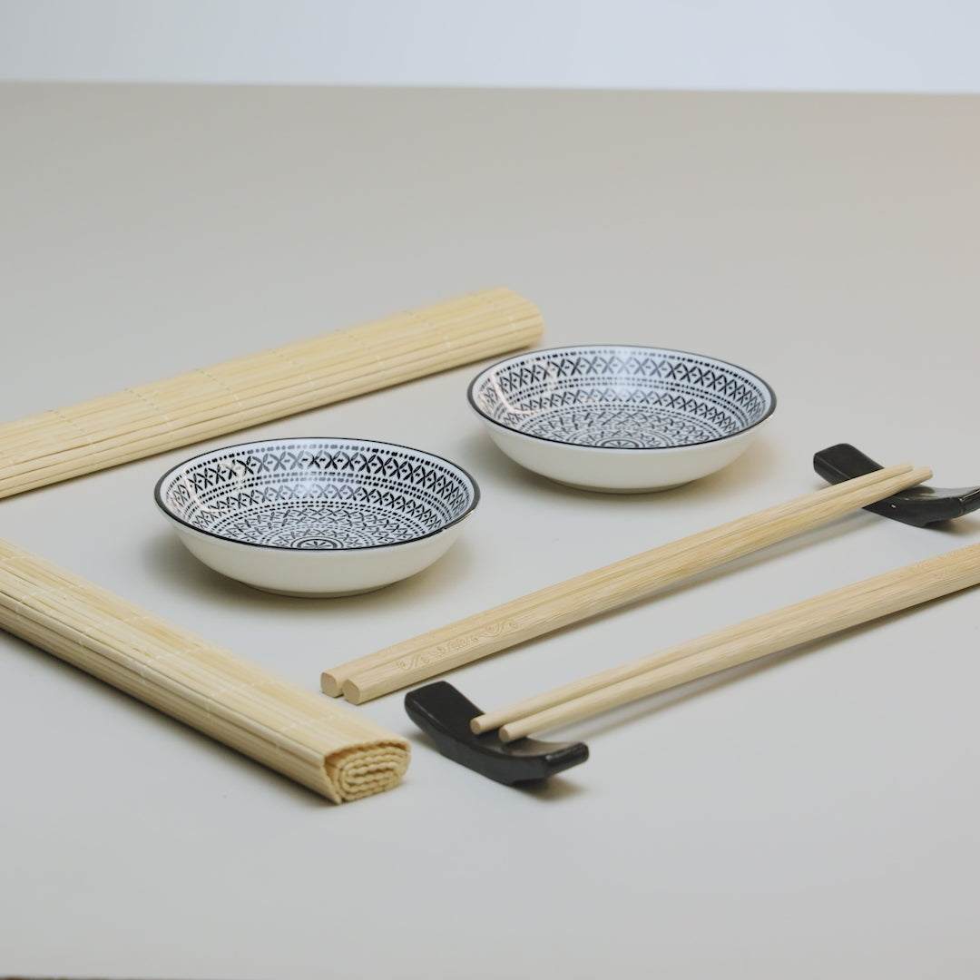 Conjunto 8 Peças para Sushi Sakai Bambu - Lyor