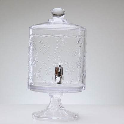 Suqueira Bold com Pé e Tampa New Butterfly 4,5L Cristal - Lyor