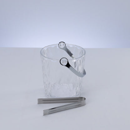 Balde para Gelo de Vidro com Alça e Pegador Diamond 1L - Lyor