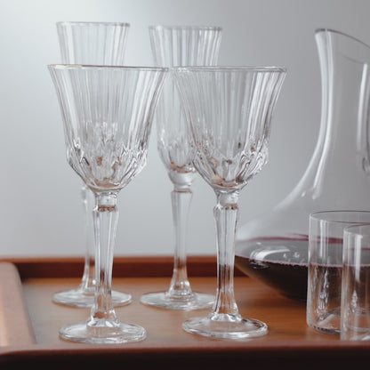 Taça de Vinho Belle Jour com Fio de Ouro 250ml Cristal Ecológico - Wolff