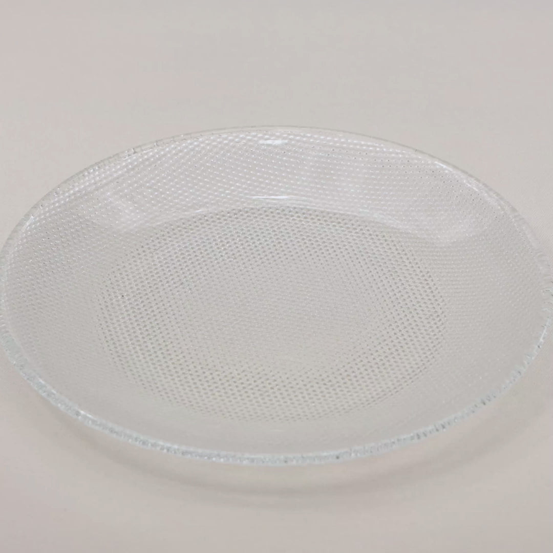 Prato para sobremesa Pontiê 15cm x 1,5cm Vidro - Lyor