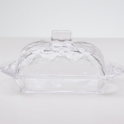 Manteigueira Diamond 10,5cm x 10cm x 17cm Cristal Ecológico - Lyor