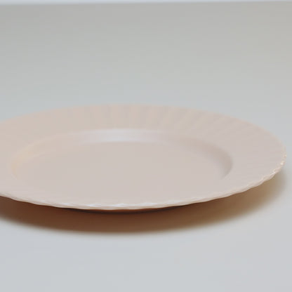 Prato para Sobremesa Gerbera 20cm Bege Melamina - Lyor