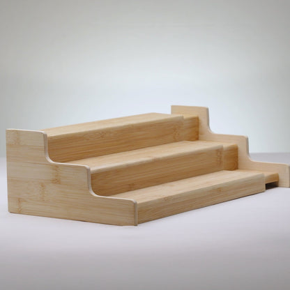 Organizador Extesível para Temperos Nature 56,5cm x 19,5cm x 10,5cm Bambu - Lyor
