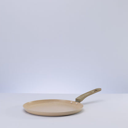 Tapioqueira de Indução em Alumínio com Revestimento Cerâmico Granito Chef Bege 22cm - Lyor