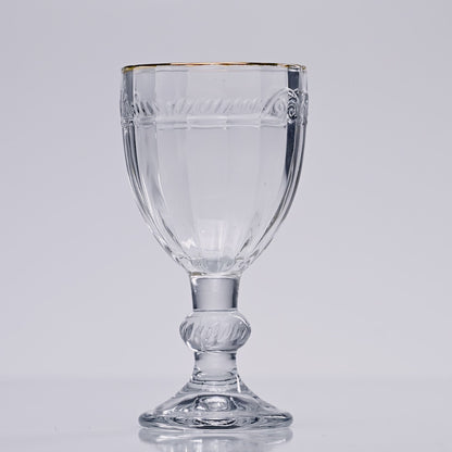 Taça de Licor de Cristal Ecológico com Fio de Ouro Imperial 50ml - Lyor